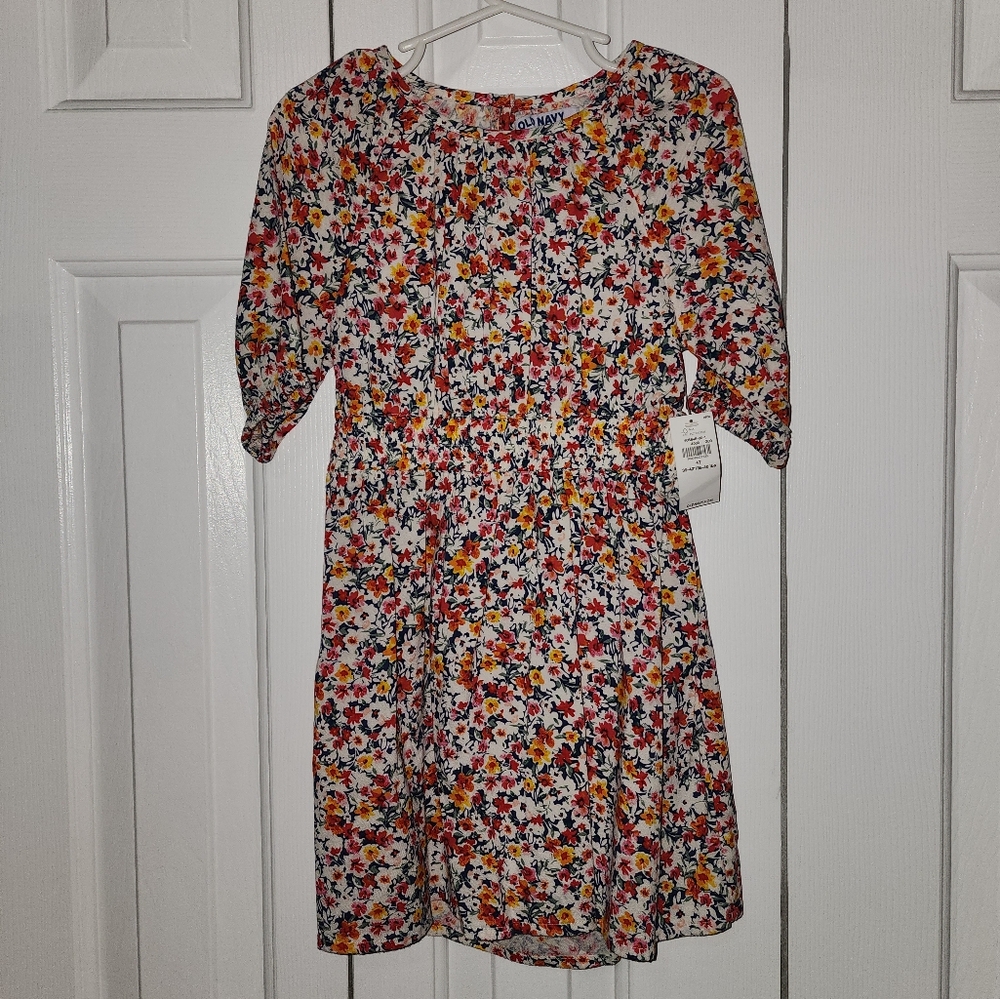 Old Navy Floral Girls Dress - Multicolor